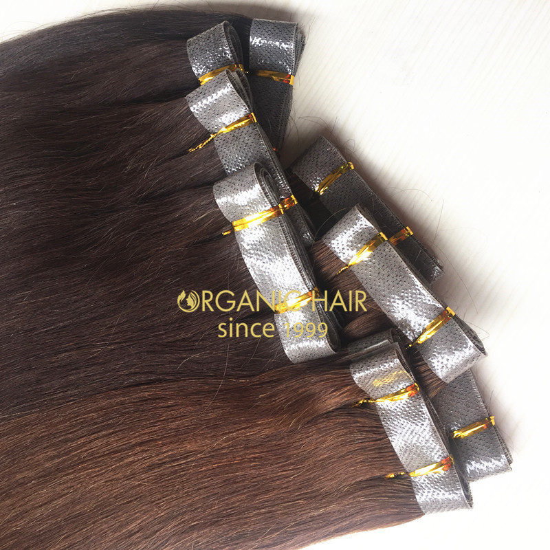100 remy human hair extensions skin weft hair extensions